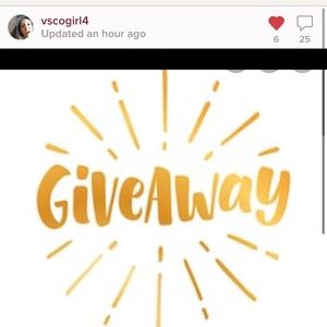 Someone elses giveaway